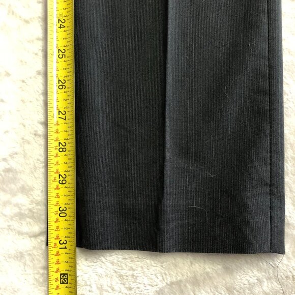 Calvin Klein Dark Charcoal Grey Slim Fit Straight Leg Dress Pants Size 30 - Picture 8 of 10